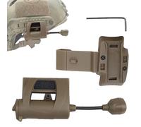 Helmet Lamp, Adjustable 4 Colours Head Lamp, Helmet Head Light, for Fishing, Hiking, Motorcycle, Scooter, Camping and Walking and More