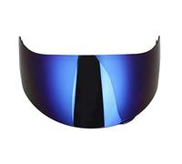 Helmet Lens Visor-Duokon Full Face Motorcycle Helmet Lens Visor,PC Windshield Helmet Visor Shield Replacement Fit for AGV K3SV K5 (Blue)