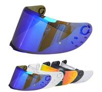 Helmet Lens Visor for MT V-14 Rapide Targo Blade 2,Motorcycle Wind Shield Helmet Lens Visor Full Face Helmet,Helmet Accessories (Chrome Blue)