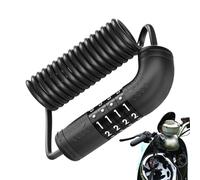 Helmet Lock, Lightweight Retractable Bicycle Supplies, Combination Bicycle Locks per Commuting, Mountain, Road Travel, Outdoor, School, Daily Use Gear, Secure Organizer, Cycling Safety Accesso