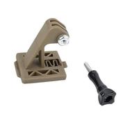 Helmet Mount Adapter For Action Cameras Quick Enhances Stability Vibrations Resistance Outdoor Activity Photography Action Camera Mounting Bracket