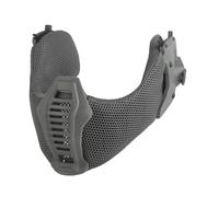 Helmet Mouthguard Compatible for Wendy 3.0 Helmets Face Mask Accessories Teeth Protection for Halloween Cosplay Movie Prop Paintball CS Game (Grey)