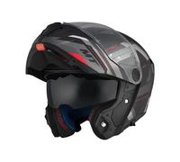 helmet MT Atom 2 SV flip-up helmet black/red/silver matt size XL (61-62cm)