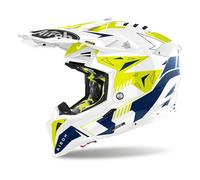 Helmet Off Road Airoh AVIATOR 3 Spin Yellow/Blue Gloss