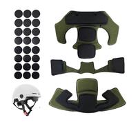 Helmet padding - Soft Long-Lasting Helmet Padding Kit | Motorcycle Helmets Liner | Memory EVA Foam Pads with Double Sided Flannel, Shock Absorbing Soft Cushion Set, 9 Piece Replacement Pads