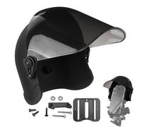 Helmet Phone Mount Shade - Motorcycle Sun Protection, Waterproof Mobile Holder, Small Protective Cover for Bicycles, Adjustable Anti-Reflective Cap, Comfortable Outdoor Equipment for GPS Viewing, Re