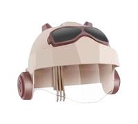 Helmet Phone Mount, With Windproof Rainproof Design, Brown, Waterproof Motorcycle Sunshade, Helmet Cell Holder, Adjustable Design, For Scooter, Bike, Mountain, Road, Commuting, Travel, Delivery