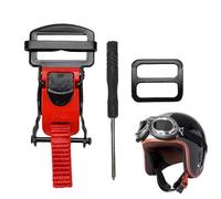 Helmet Quick Release Buckle Kit | Stainless Steel Ratchet Helmet Adapter Chin | Motorcycle Helmet Clip Chin Strap Buckle | Safe Quick Release Clip Helmets Accessories for Women Men