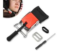 Helmet Quick Release Buckle Kit, Upgraded Motorcycle Helmet Strap Webbing Clip Replacement Bandwidths Up to 0.79in Compatible with D-Ring Helmet Accessories Helmet Attachment (Red)