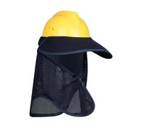 Helmet Shield - Breathable Mesh Anti-UV Adjustable | Sun Visor for Summer Helmet - Cover Head Neck Shoulders Work Cycling Walking