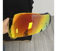 Helmet Shields, Motorcycle Helmet Visor Face Shield Accessories for SHOEI 3 CNS-3C Viseira Capacete Anti-Scratch UV Cut Windproof(Deep Revo Red)