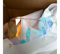 Helmet Shields, VZ400 Motorcycle Helmet Lens For Shark Skwal i3 D-Skwal 3 Ridill 2 VZ400 Helmet Visor Helmet Accessories(Clear Revo Red)