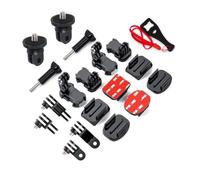 Helmet Sticky Adhesive Buckle Mount for AKASO Action Camera Accessories | Mounts compatible with AKASO EK5000 EK7000 4K WiFi, Go Pro Hero 13 12 11 10 9 8 Insta 360 x6 X5 X4 Air X3 ACE Pro 2 GO 3S RS