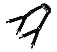 Helmet Strap - Chin Guard | Hard Hat Chin Strap with Cup | 2-Pack for Safety Construction Engineering Work Universal Y-Style Adjustable Elastic Secure Fixation Replacement Comfortable Black 1-Pack Set