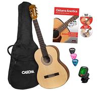 Helmet Student Series 4/4 Classical Guitar Beginner Set, incl. textbook, tuner, gigbag/bag, 3 picks
