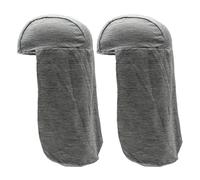 Helmet Sun Neck Protector - lightweight polyester, hat shield | extended cooling flap with reflective safety edge, 2pcs quick-dry hard drape for summer outdoor jobsite, gardening, or long sunny days