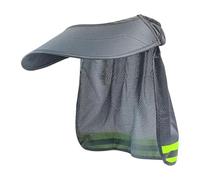 Helmet Sun Shield - Neck Shade Net for Sites | Reflective Cover for Outdoor Work Safety | Protective Equipment for Gardening and Work | Sun Protection for the Protective Cover