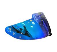 Helmet visor All Season Helmet Visor Motorcycle Helmets Len Unisex Windshield Compatible with H&JC I70 I10 HJ-31(Transparent blue)