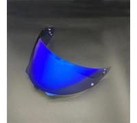 Helmet visor Anti-Scratch Dustproof Windshield Motorcycle Helmet Visor Lens Compatible with H&JC HJ33 I90(Tea Blue)