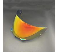 Helmet visor Anti-Scratch Dustproof Windshield Motorcycle Helmet Visor Lens Compatible with H&JC HJ33 I90(Tea Red)