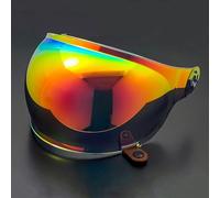 Helmet Visor for BELL BULLITT, Tinted Motorbike Helmet Face Shield Replacement, UV Protection Helmet Windshield Visor Motorcycle Helmet Lenses,A Aurora Red