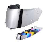 Helmet Visor for i90 i91 HJ-33 Motorcyle Helmet Sun Shield Lens,Motorcycle Face Shield Helmet Accessories Replacement (Chrome Silver)