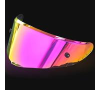Helmet Visor for MOTORAX R50S, Tinted Motorbike Helmet Face Shield Replacement, UV Protection Helmet Windshield Visor Motorcycle Helmet Lenses,G Gold-plated Purple