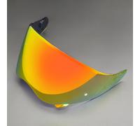 Helmet visor lens, CNS-2 Helmet Visor For SHOEI HORNET ADV Rally Motorcycle Helmets Visera Goggles Plating Silver Red Casco Moto Replacement Lens(Deep Revo Red)