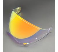 Helmet visor lens, CNS-2 Helmet Visor For SHOEI HORNET ADV Rally Motorcycle Helmets Visera Goggles Plating Silver Red Casco Moto Replacement Lens(Revo Red)