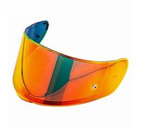 Helmet visor lens, Fits FF397/801 Motorcycle Clear Dark Smoke Multicolour Silver Shield Vizard Suitable LS2 VECTOR Helmets Lens(Chorme red)
