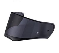 Helmet visor lens, Fits LS2 FF390 B-reaker Full Face Motorcycle Helmet Replacement Lens With Anti-fog Film Holes Transparent Silver Rainbow Smoke Visor(Black)