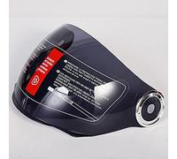 Helmet visor lens, Helmet Goggles fit Compatible with BE-ON 110B Motorcycle Lens Windshield Compatible with 108A Sunshade PC Material Clear Black Visor(Black)