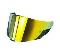Helmet visor lens, Helmet Visor for KYT TT Course Face Shield Motorcycle Replacement Viseira Capacete Sunscreen Lens Anti Fog Durable Accessories(Deep Gold)