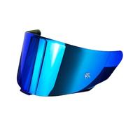 Helmet visor lens, Helmet Visor for KYT TT Course Face Shield Motorcycle Replacement Viseira Capacete Sunscreen Lens Anti Fog Durable Accessories(Clear Blue)