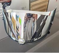 Helmet visor lens, Motorcycle Helmet Lens Visor Glasses Full Face Case Compatible with H-JC RPHA-11/70 Venom Second And Third Generation Mask(Silver)
