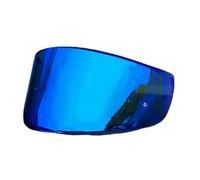 Helmet Visor Lenses, FF801 Shield for LS2 FF397 Replacement Shields Sunscreen High Strength Motorcycle Accessories Parts(Black-Day Use Only)(Revo Deep Blue-day Use Only)