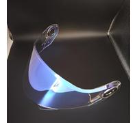 Helmet visor lenses, Helmet Visor for LS2 FF370 386 325 394 Motorcycle Glass Original Helmets Windshield(Revo Blue)