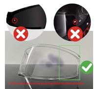 Helmet visor lenses, Motorcycle Helmet Anti-UV PC Visor Lens For Shark EVO-ONE 2 EVO ES/EVO GT Helmet Visor Lens(H)