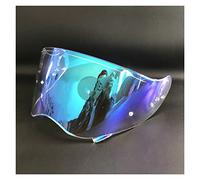 Helmet Visor, Motorcycle Helmet Anti-UV PC Visor Lens Model Compatible With SHO-EI Hornet ADV Helmet Visor Mirror Lens (Color : REVO Blue)
