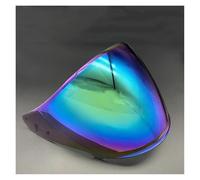 Helmet visor Motorcycle Helmet Visor Compatible with SH&OE&I J-Cr&ui&se 1 2 J-Fo&rc&e 4 CJ-2 Ca&&o Sh&ie&ld Vi&ser&ia &pa&ce&te(Rainbow)
