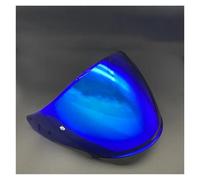 Helmet visor Motorcycle Helmet Visor Compatible with SH&OE&I J-Cr&ui&se 1 2 J-Fo&rc&e 4 CJ-2 Ca&&o Sh&ie&ld Vi&ser&ia &pa&ce&te(Deep Blue)