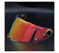Helmet Visor Replacement Helmet Shield Glasses Helmet Part Accessories For MT For THUNDER 4 For SV For STINGER 2 For MT-V-28B(Revo Red)
