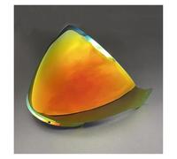 Helmet Visor Windshield Shield Compatible with Mo&to&ra&x S30 G263/JET-3(Tea Revo Red)