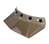 Helmet Visors Universal 5-Snap Visor for Open Face Motorcycle Helmet Wind Flip Up Shield Cap Tongue(Grey)