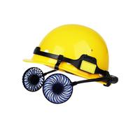 Helmet with Fan - Ventilated Work Helmet | Ergonomic Headgear, Adjustable Angle Fan for Construction Site Forestry Home Improvement Tree Trimming