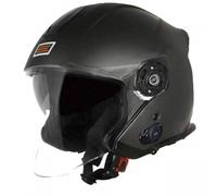 Helmet With Integrated Bluetooth Intercom Origin Palio Titanium Matte Size S