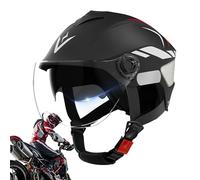 Helmets for Adults | Adult Helmet With Double Visor Design - Adjustable Fit Hard-shell Hat, Sweat-Absorbent Riding Supplies for Son Youth Wife Husband Friends Men
