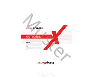 HELMEXPRESS.COM voucher 50 EURO white gift code to print out