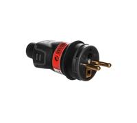 Helmo Portable Rubber Plug 16A 2P+Z 230V IP44 Black 050114