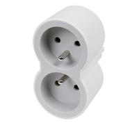 Helmo Splitter 2x2P+Z Front White/Light Grey 049431